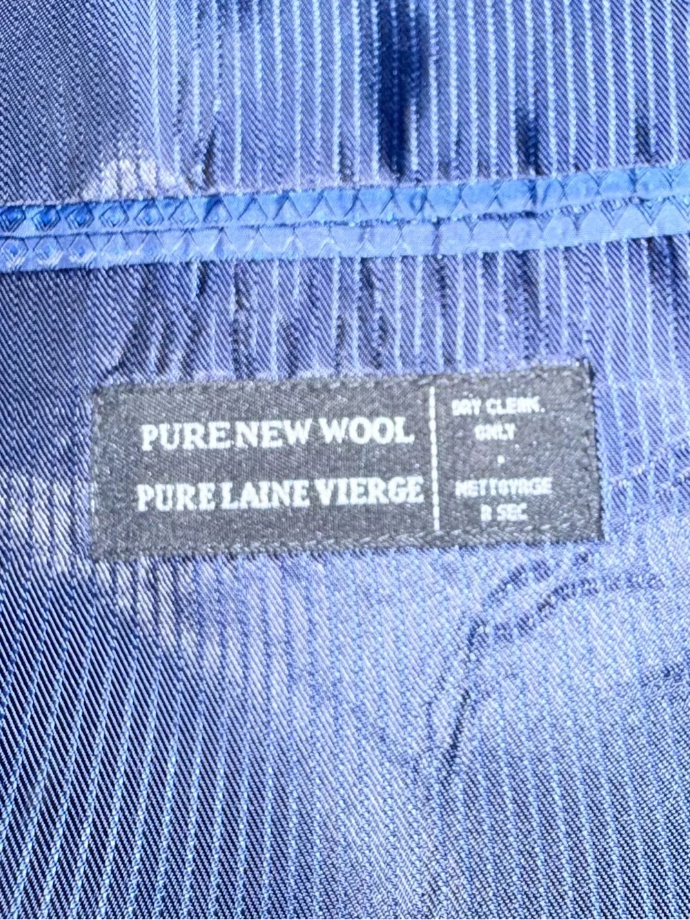 Men's Dark Navy Checked Blazer - Tailored Sport Coat